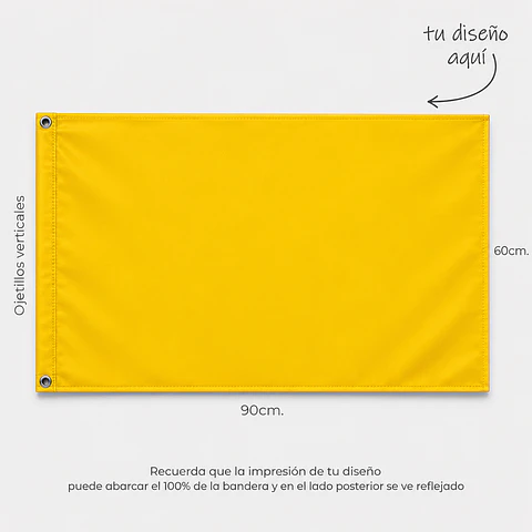 Bandera Personalizada 90×60 cm