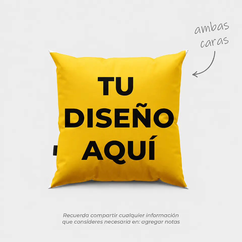 Funda de cojín personalizada 40×40cm 2