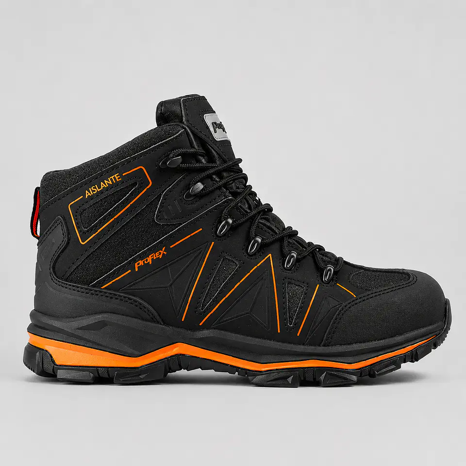 Zapato de Seguridad Proflex 115 con Puntera de Acero y Planta PU Bidensidad 1