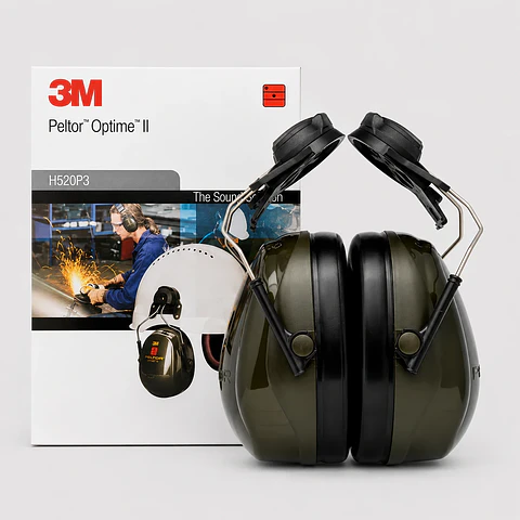 Fono Peltor 3M H520P3E Optime II para Casco – Protector Auditivo SNR 30 dB