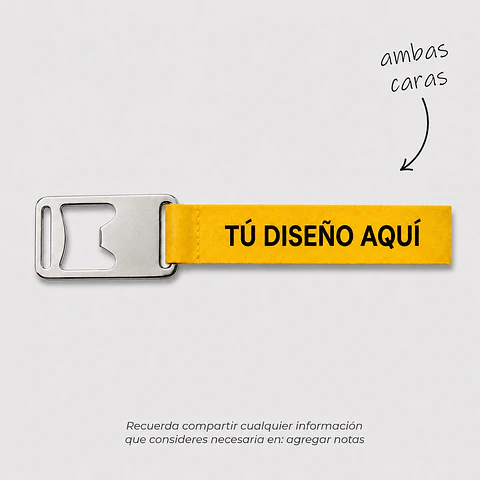Llavero Lanyard Destapador Personalizado | $2.000
