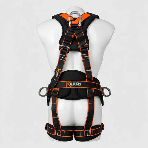 Arnés de Seguridad Kbeen KL-9001 PRO 5 Argollas para Trabajo en Altura
