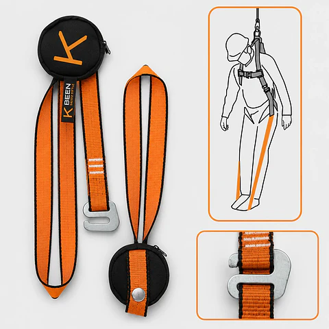 Cinta Anti Trauma Kbeen KL-9400 Par para Protección en Altura