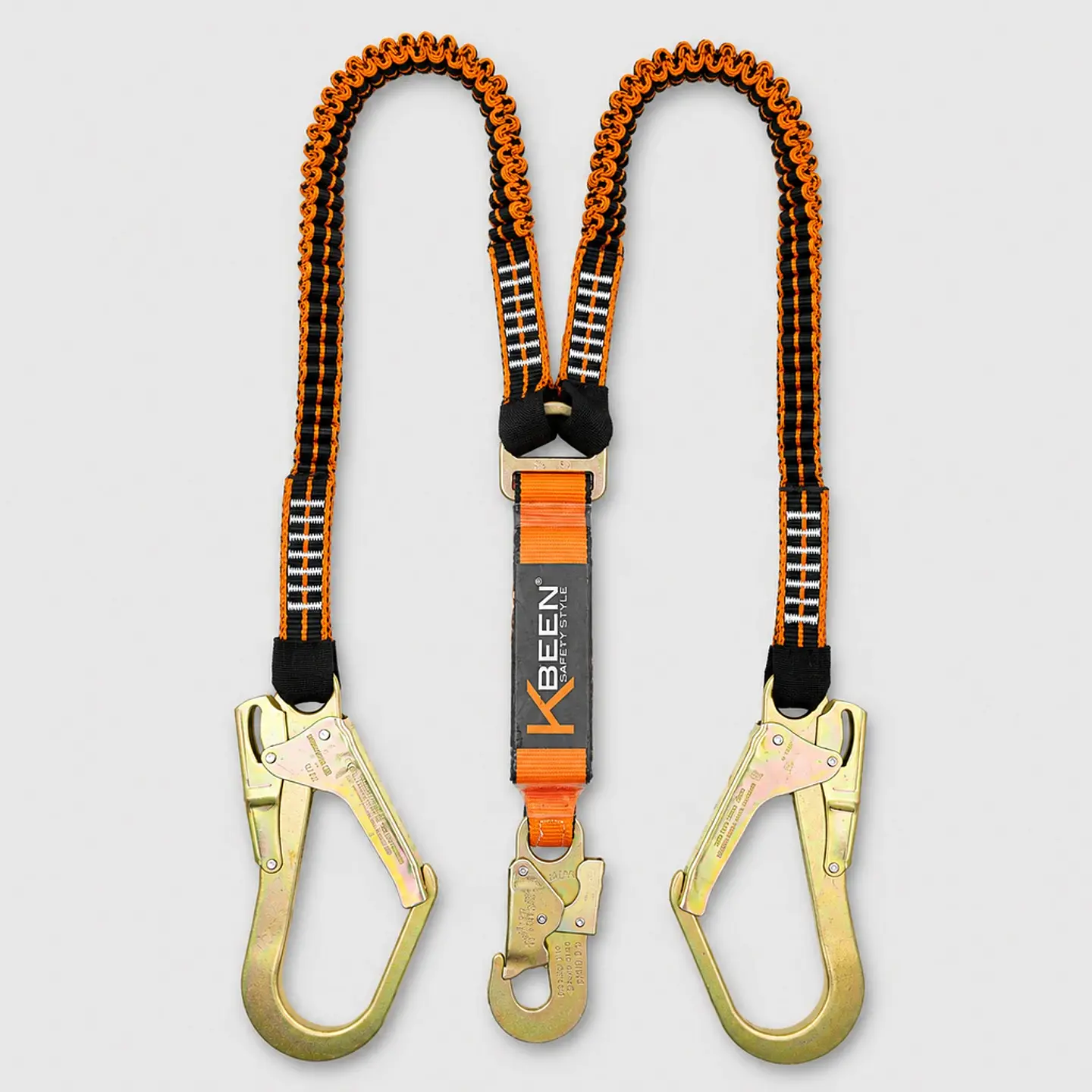 Amortiguador en Y Kbeen KL-9800 con Cinta Tubular para Trabajo en Altura 1