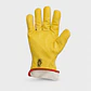 Guante Cuero Cabritilla Forrado Amarillo – Cuero Certificado para Trabajo Industrial - Miniatura 2