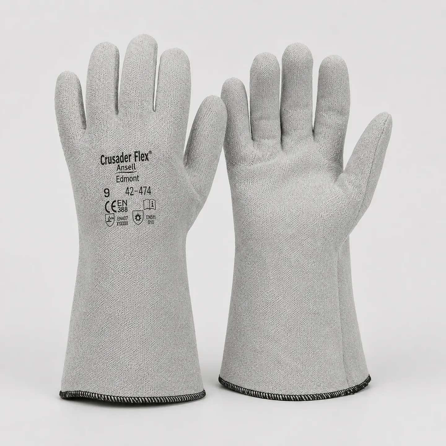 Guante Ansell Crusader Flex 42-474 Nitrilo – Resistente al Calor 180°C 1