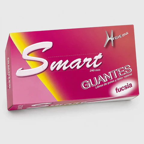 Guante de Nitrilo Fucsia 3,5 g Caja 100 Unidades para Examinación
