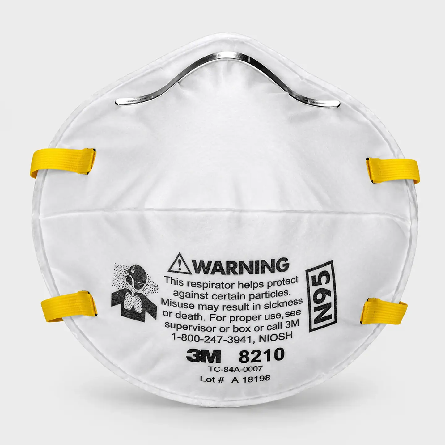 Mascarilla 3M 8210 N95 Libre de Mantenimiento – Caja 20 Unidades 2