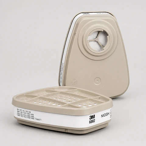 Filtro 3M 6002 para Gases Ácidos – Cartucho Respiratorio con Conexión Bayoneta