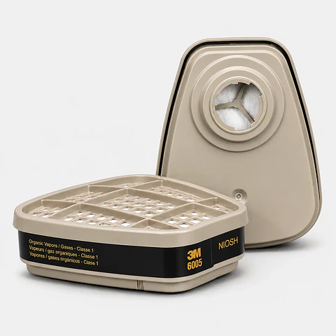 Filtro 3M 6005 para Formaldehído y Vapores Orgánicos – Cartucho Respiratorio Industrial