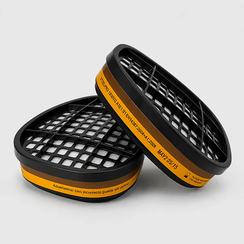 Filtro Ergonic F500VG A1E1 para Gases Ácidos y Vapores Orgánicos