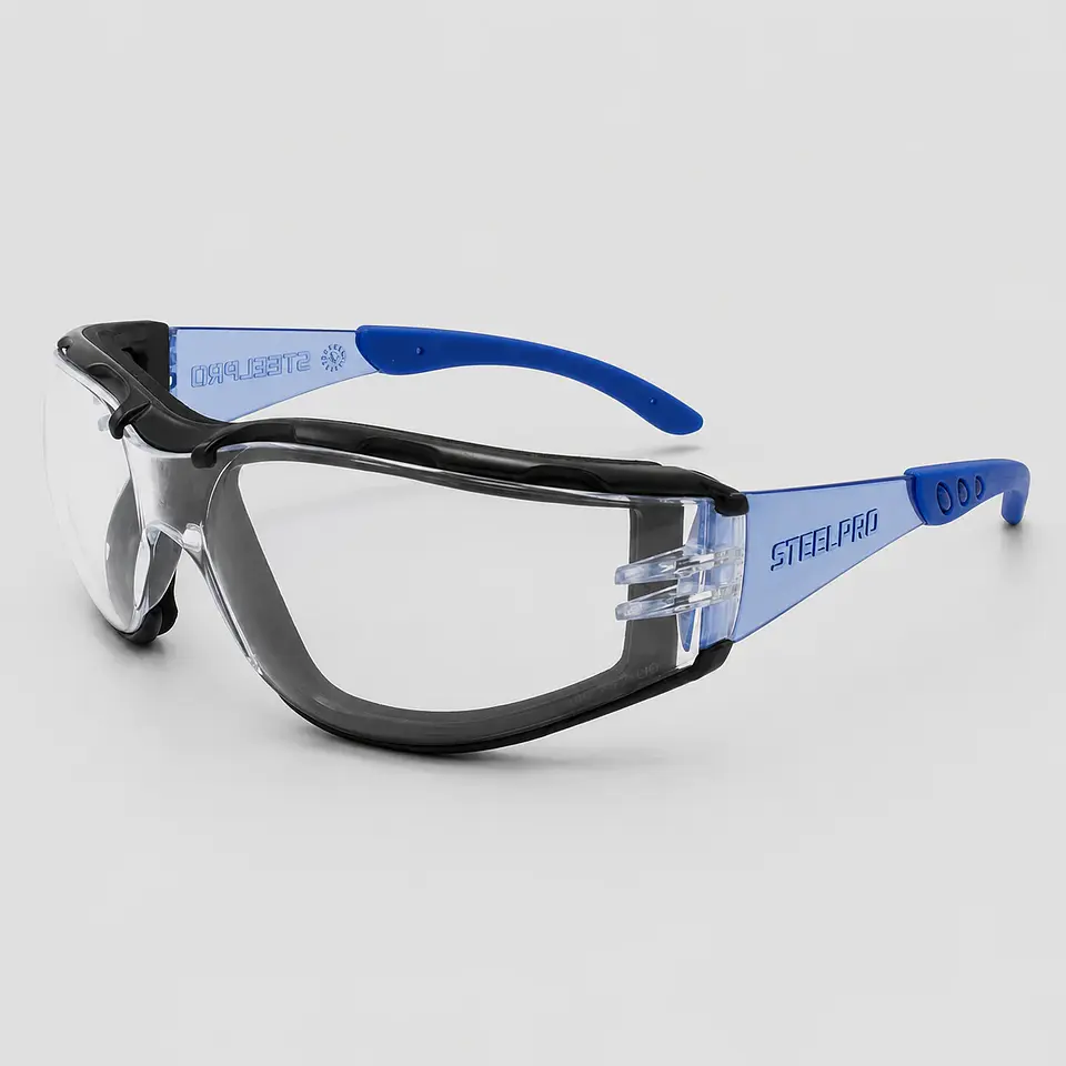Lentes de Seguridad Spy Flex Plus Claros Antiempañantes con Foam Desmontable 1