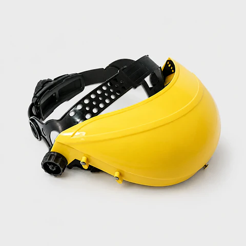 Casquete Amarillo para Protector Facial con Ajuste Tipo Rosca