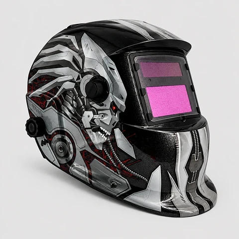 Máscara de Soldar Fotosensible Kbeen Terminator – Filtro Automático DIN 9/13