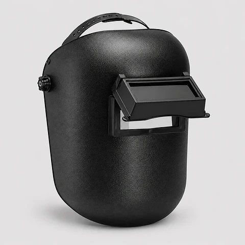 Máscara de Soldar Termoplástica con Visor Alzable 2”x4” – Grado 11
