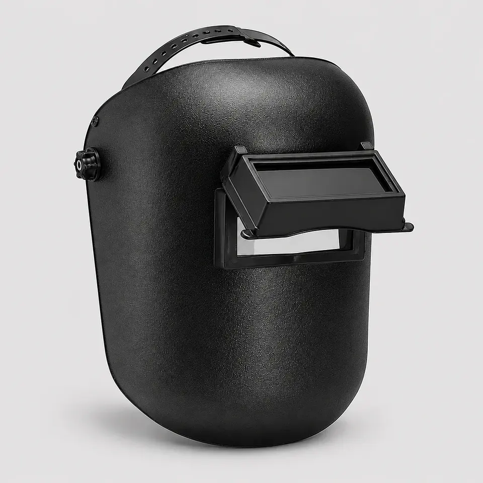 Máscara de Soldar Termoplástica con Visor Alzable 2”x4” – Grado 11 1