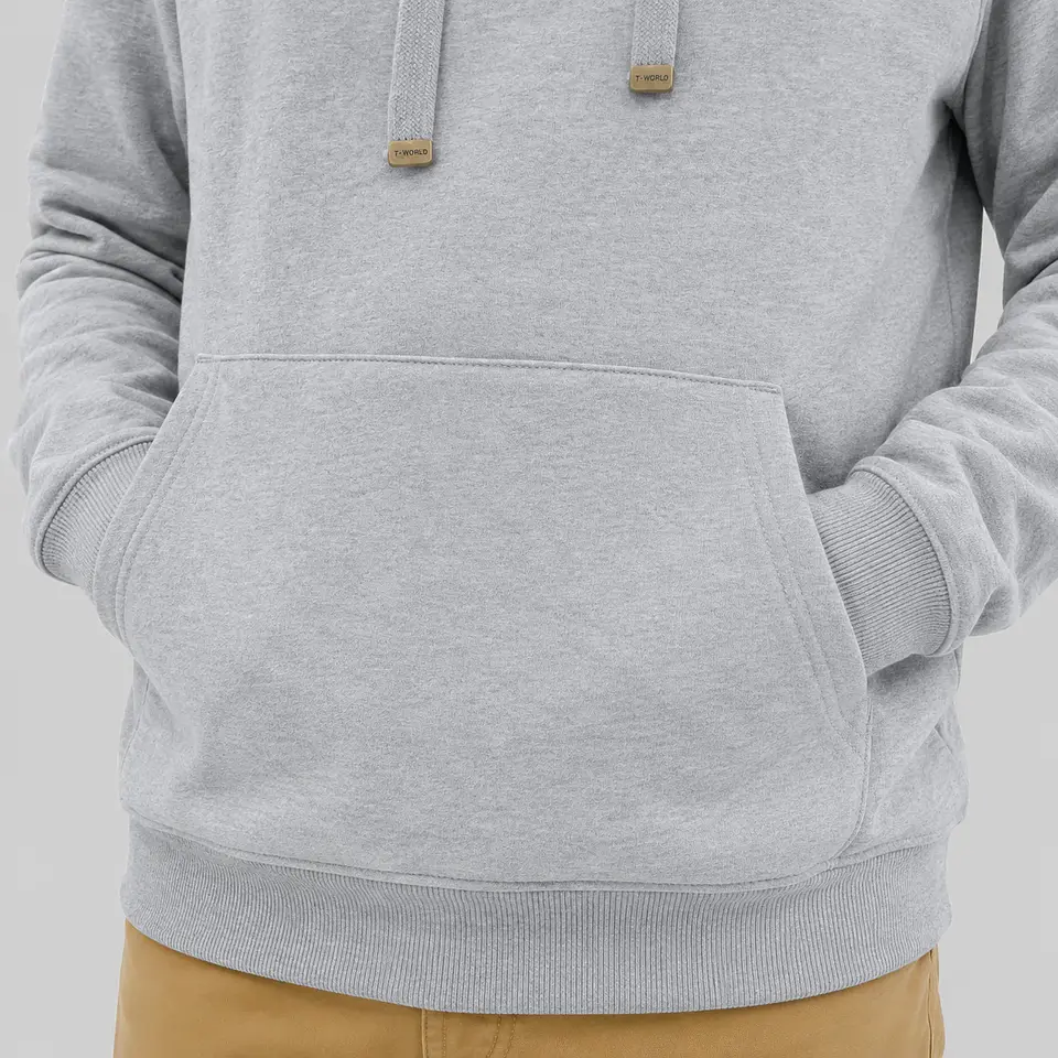 Polerón Canguro Unisex con Capucha – Franela 280 g 3