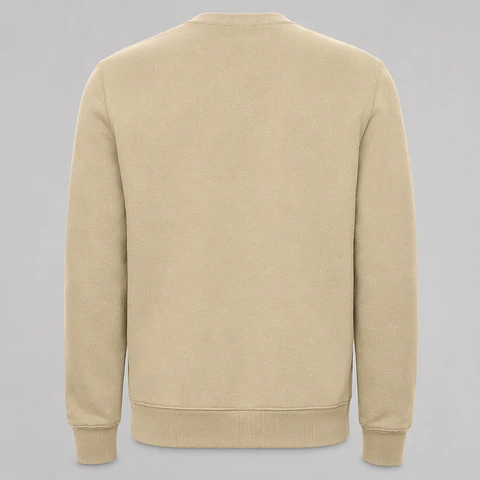 Polerón Básico Unisex Beige – Franela 280 g