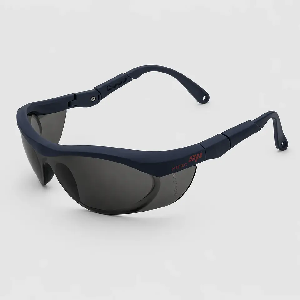 Lentes de Seguridad Discovery Grises Antiempañantes 2.0 con Inserto Óptico 1