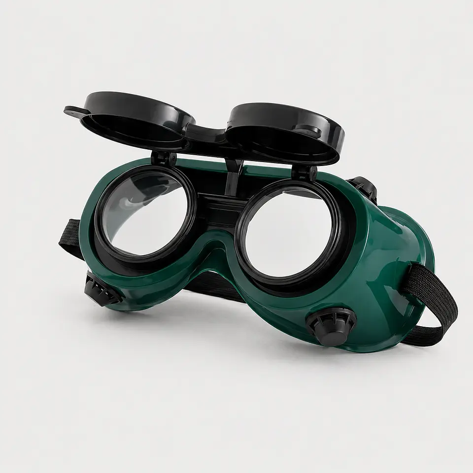 Antiparras de Protección Oxigenista con Visor Alzable y Lentes GR5 1