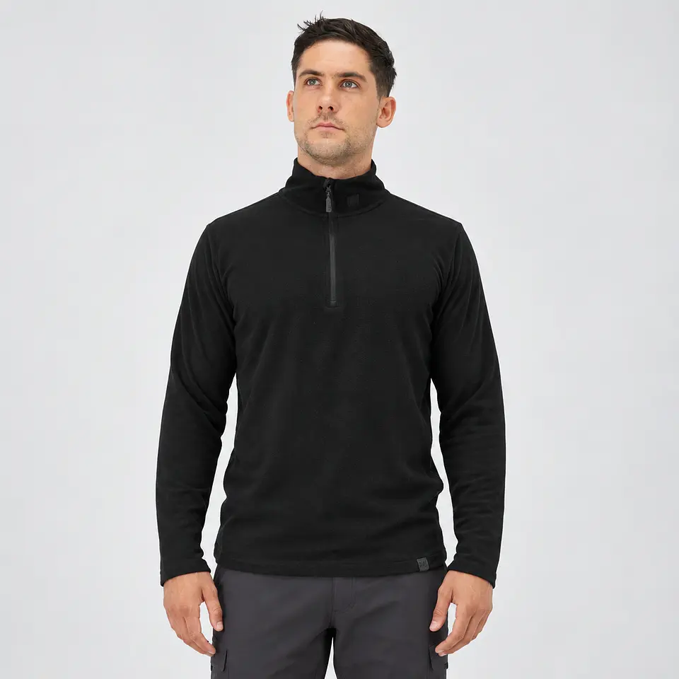 Polar Hardwork Tantauco Negro Hombre Micropolar Térmico 1