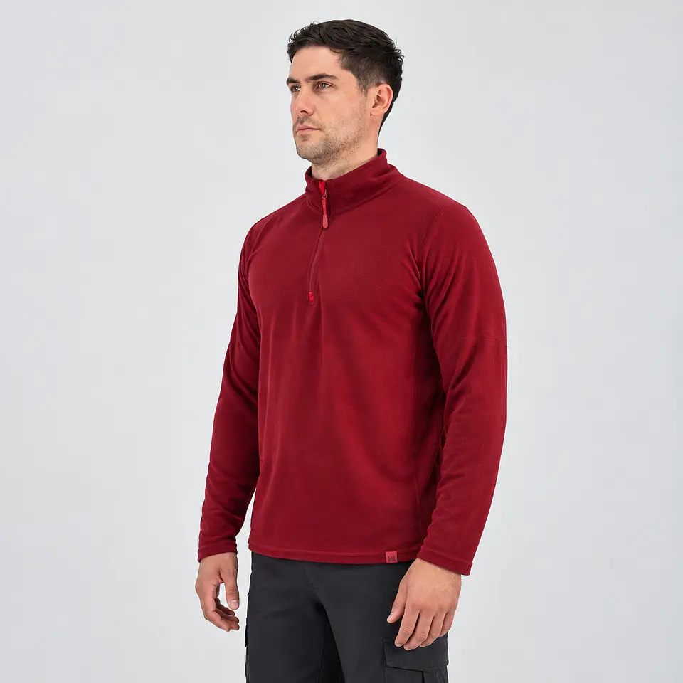 Polar Hardwork Tantauco Cabernet Hombre Micropolar Térmico 2