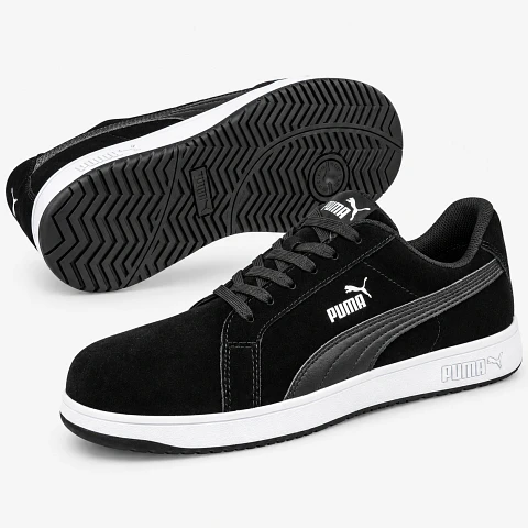 Zapatilla de Seguridad Puma Safety Iconic Black Low – Puntera Fibra de Vidrio