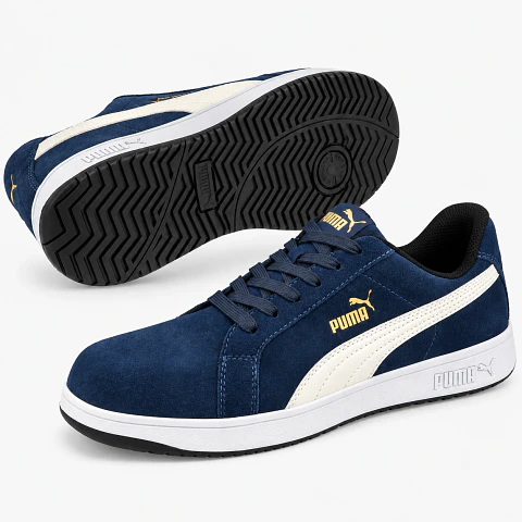 Zapatilla de Seguridad Puma Safety Iconic Blue Low – Puntera Fibra de Vidrio
