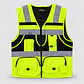 Chaleco Geólogo Kbeen Orbit Amarillo Reflectante 360° – Oxford 300D - Miniatura 2