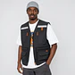 Chaleco Geólogo Quebec de Gabardina Hombre con Reflectante y Múltiples Bolsillos Gris - Miniatura 1