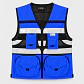 Chaleco Geólogo Orbit Plus Kbeen Azul con Reflectantes 3M - Miniatura 2