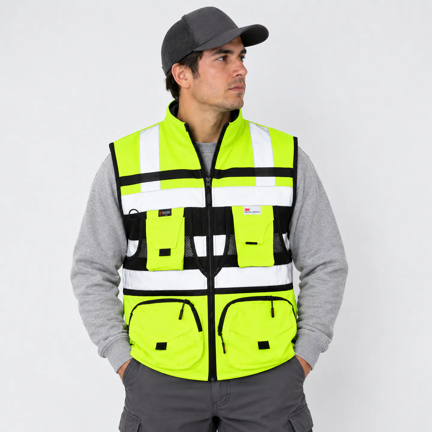 Chaleco Geólogo Orbit Pro Kbeen con Reflectantes 3M 1