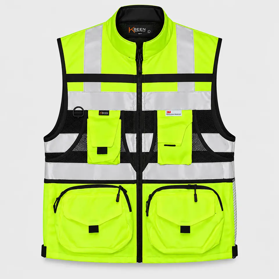 Chaleco Geólogo Orbit Pro Kbeen con Reflectantes 3M 2