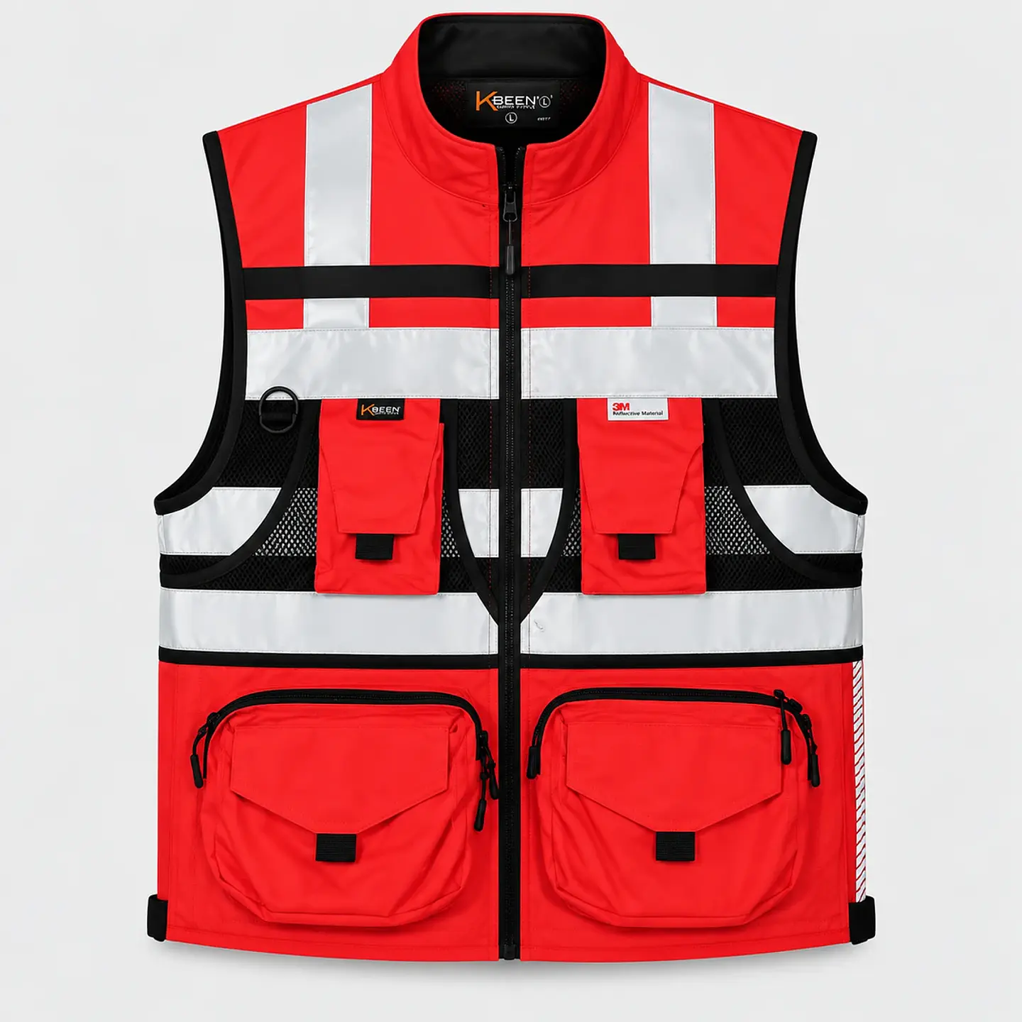 Chaleco Geólogo Orbit Pro Kbeen con Reflectantes 3M 3