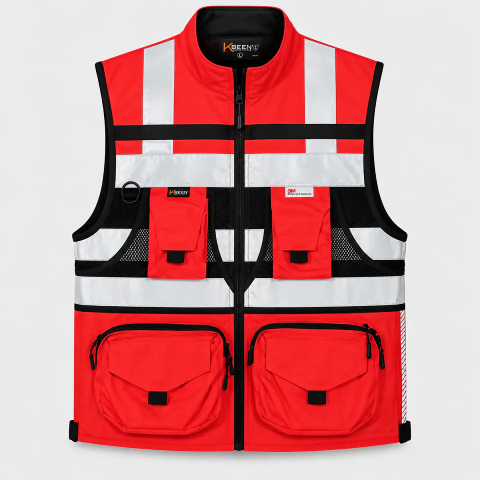 Chaleco Geólogo Orbit Pro Kbeen con Reflectantes 3M 3