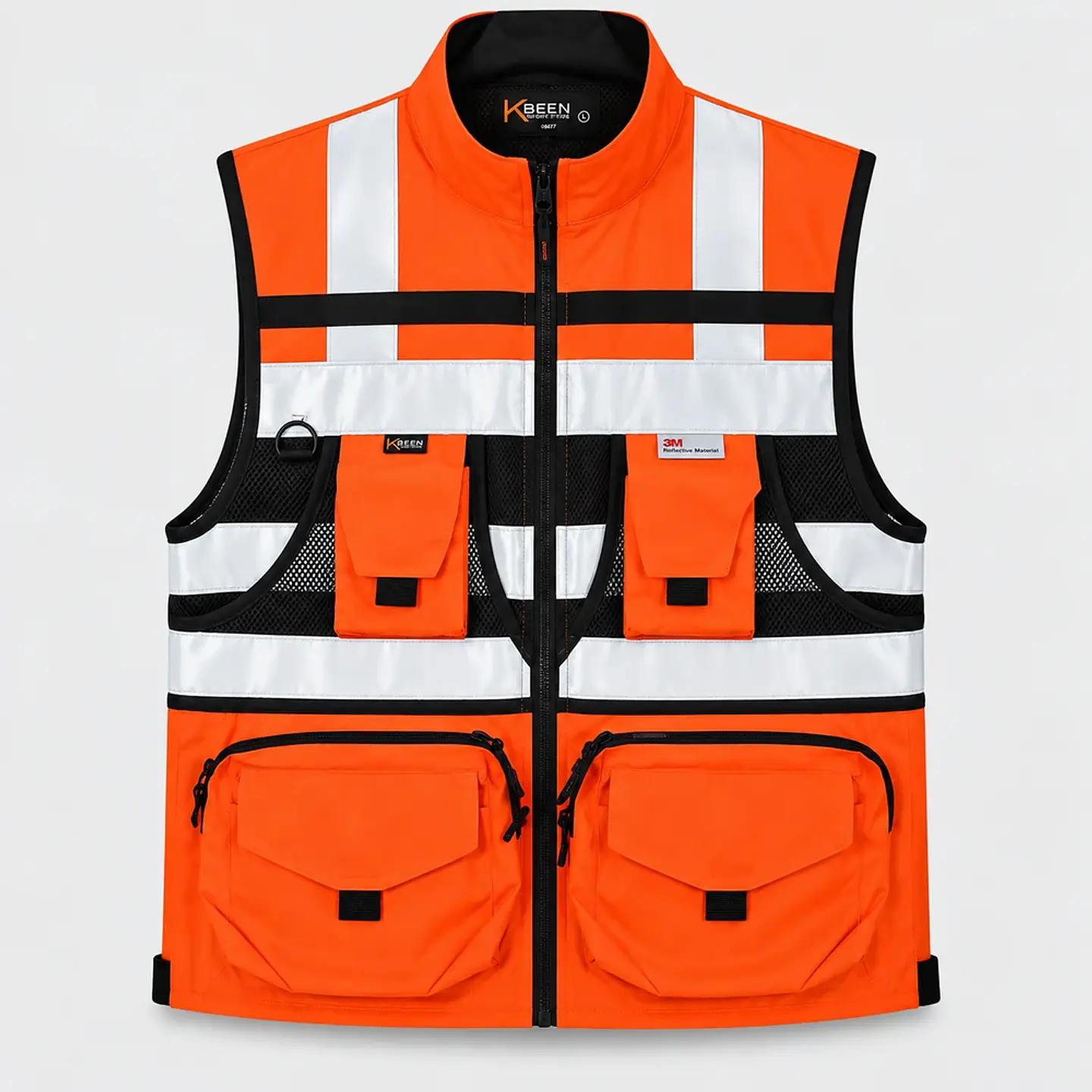Chaleco Geólogo Orbit Pro Kbeen con Reflectantes 3M 4