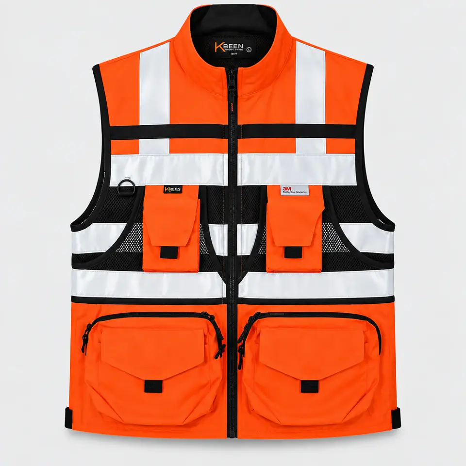Chaleco Geólogo Orbit Pro Kbeen con Reflectantes 3M 4