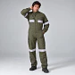 Overol Piloto de Trabajo Poplin Verde con Reflectantes - Miniatura 1