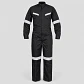 Overol Canvas Negro con Reflectantes - Miniatura 2