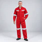 Overol Canvas Rojo con Reflectante - Miniatura 1