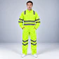 Overol Flúor Amarillo con Cintas Reflectantes 360° y Cintura Elasticada - Miniatura 1