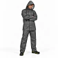 Traje Impermeable Verde Antiácido PU con Capucha Desmontable - Miniatura 1