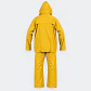 Traje Impermeable Amarillo Antiácido PU con Capucha Desmontable - Miniatura 3