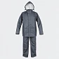 Traje Impermeable Azul Antiácido PU con Capucha Desmontable - Miniatura 2