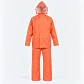 Traje Impermeable Naranjo Antiácido PU con Capucha Desmontable - Miniatura 2