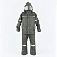 Traje Impermeable Verde Antiácido PU/PVC con Cintas Reflectantes - Miniatura 2