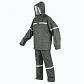 Traje Impermeable Verde Antiácido PU/PVC con Cintas Reflectantes - Miniatura 3