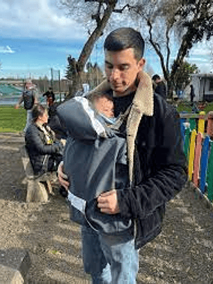 Cobertor térmico e impermeable de porteo Gris bosque