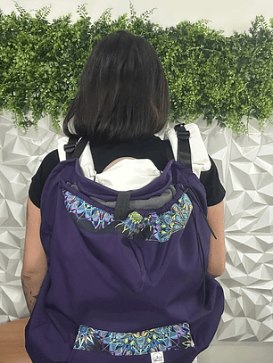 Cobertor térmico e impermeable de porteo Morado Mandala