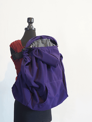Cobertor térmico e impermeable de porteo MORADO 